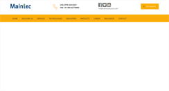 Desktop Screenshot of maintecsolutions.com