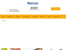Tablet Screenshot of maintecsolutions.com